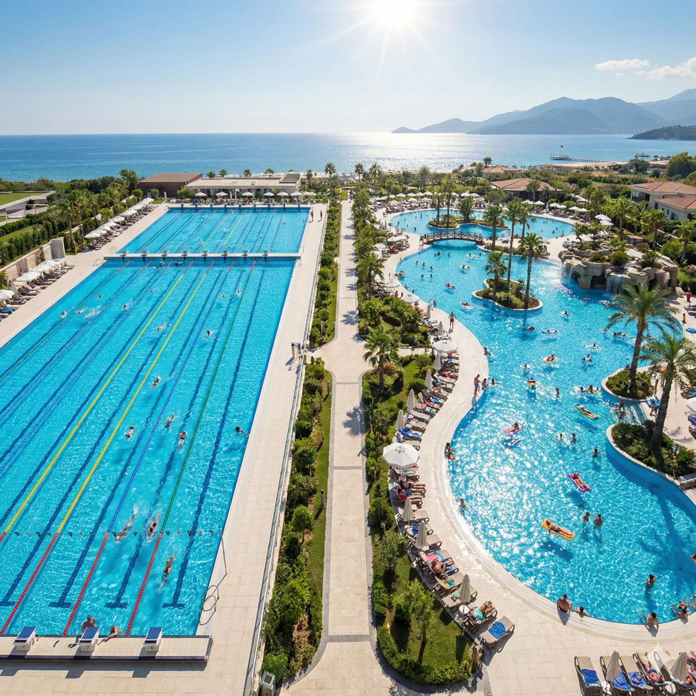 Dual Swimming Pool Zone